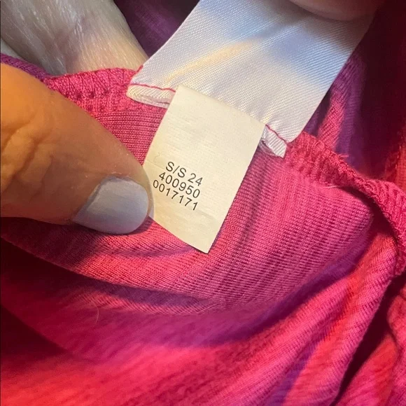 Title Nine Grace Curve Fuchsia Long Sleeve Top Size Medium - Picture 4 of 8